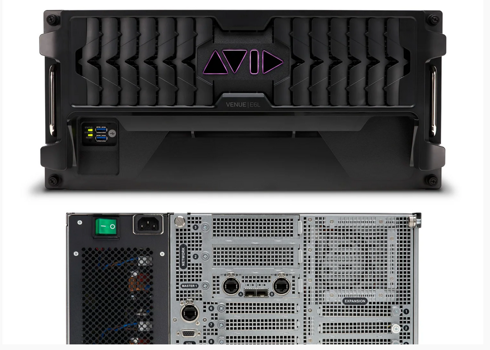 Engine Avid VENUE | E6L-112 com 3 anos de Avid Advantage Elite Live Support Plan