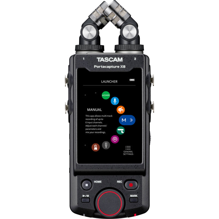 Gravador de áudio multipista TASCAM Portacapture X8 32 bits 8 canais