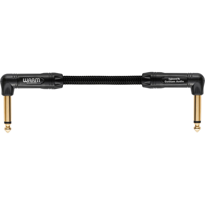Cabo Warm Audio Prem-TS-2RT-6inch TS macho de ângulo reto 0,2m