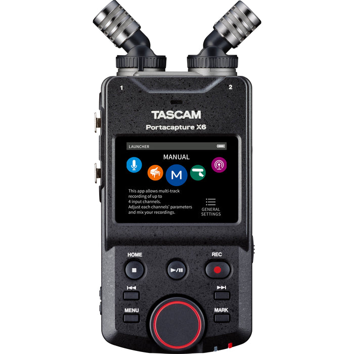Gravador de áudio multipista TASCAM Portacapture X6 32 bits 6 canais