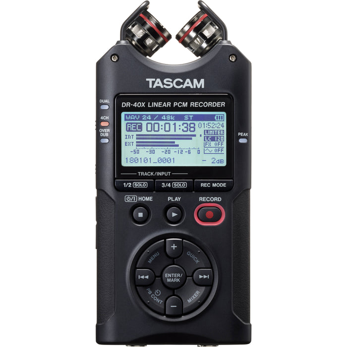 Gravador de áudio TASCAM DR-40X
