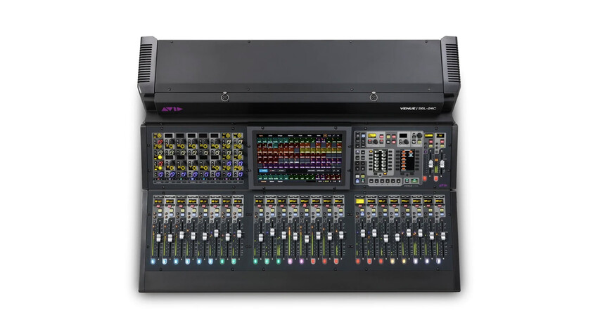 Mesa de som ao vivo Digital Avid VENUE | S6L-24C