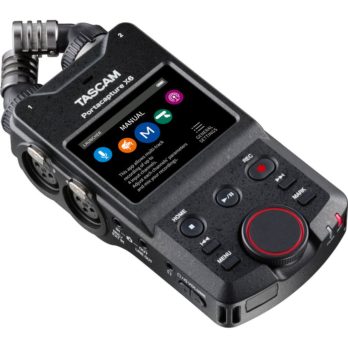 Gravador de áudio multipista TASCAM Portacapture X6 32 bits 6 canais