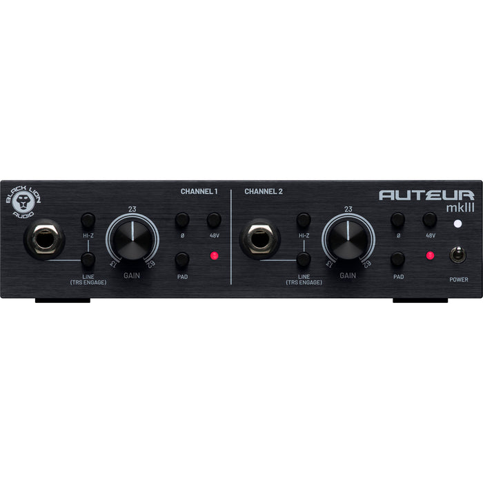 Pré-amplificador de microfone Black Lion Audio Auteur MKIII 2 canais