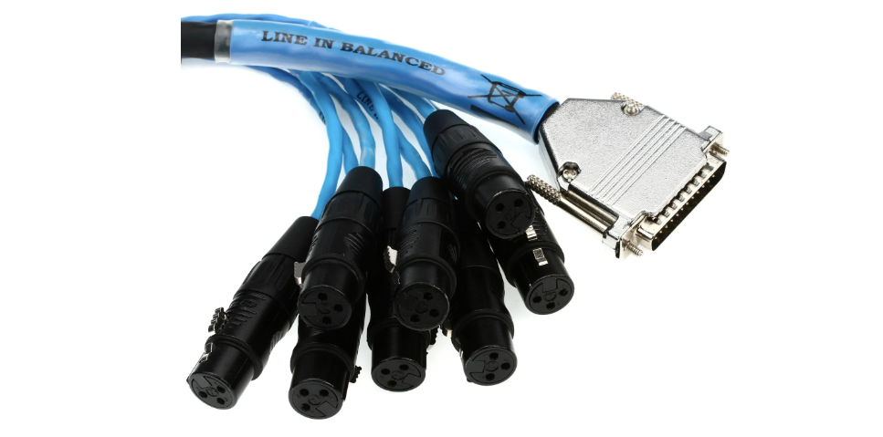 Cabo Avid DigiSnake DB-25 para XLR fêmea 1,2m