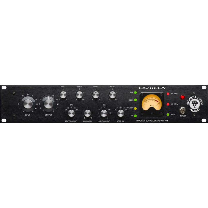 Preamplificador y ecualizador de micrófono Black Lion Audio Eighteen