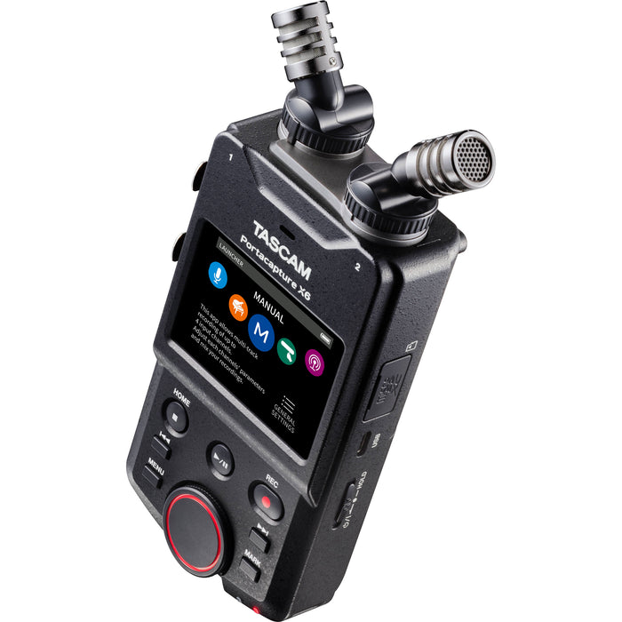 Gravador de áudio multipista TASCAM Portacapture X6 32 bits 6 canais