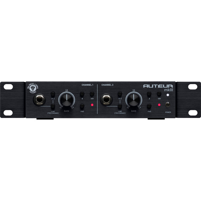 Pré-amplificador de microfone Black Lion Audio Auteur MKIII 2 canais