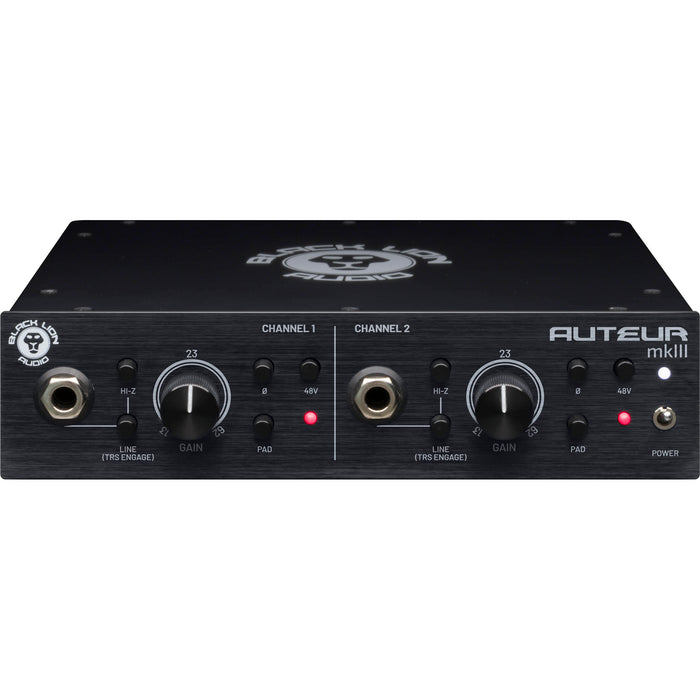 Pré-amplificador de microfone Black Lion Audio Auteur MKIII 2 canais