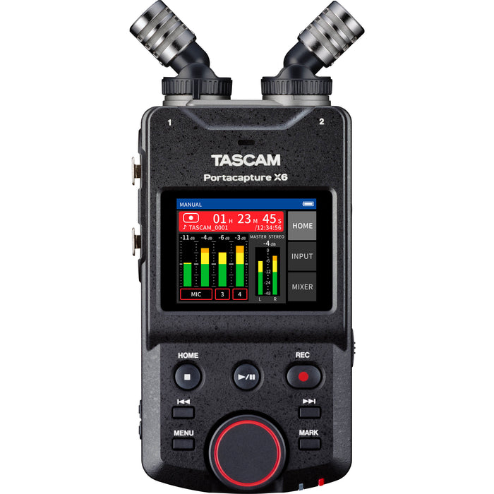 Gravador de áudio multipista TASCAM Portacapture X6 32 bits 6 canais