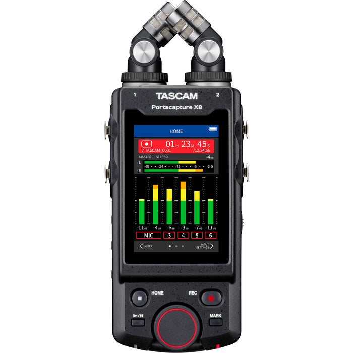 Gravador de áudio multipista TASCAM Portacapture X8 32 bits 8 canais
