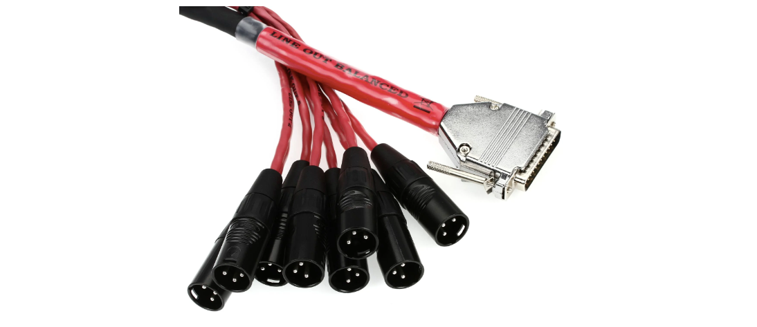 Cabo Avid DigiSnake DB-25 para XLR macho 1,2m