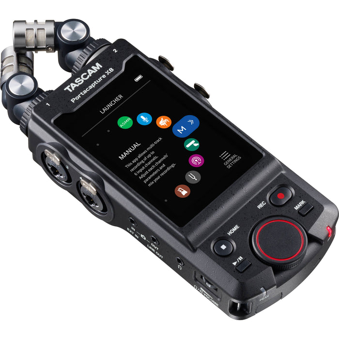 Gravador de áudio multipista TASCAM Portacapture X8 32 bits 8 canais