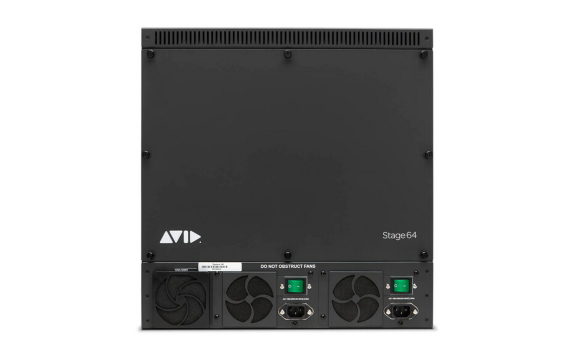 Rack de I/O Avid VENUE | Stage 64 (48x8)