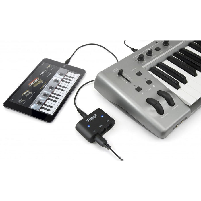 Interface de áudio IK Multimedia iRig MIDI 2 USB