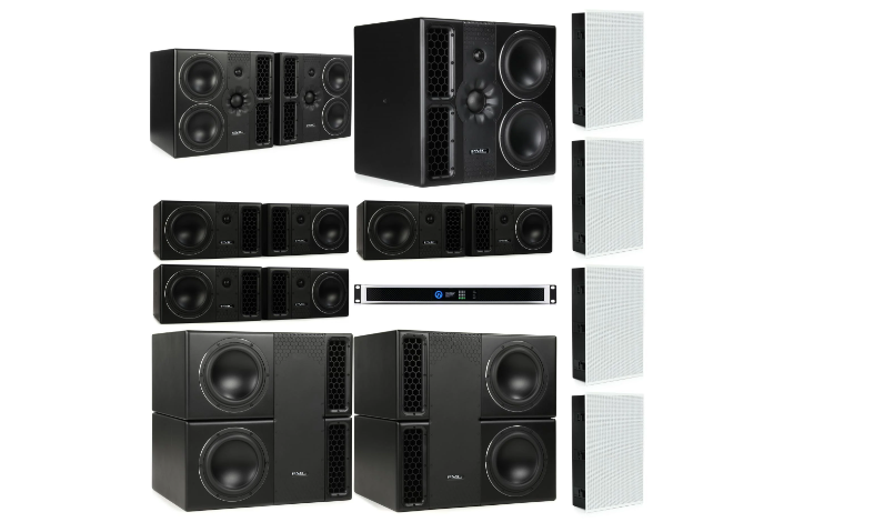 Sistema de Monitoração de estúdio PMC 9.1.4/Dolby Atmos
