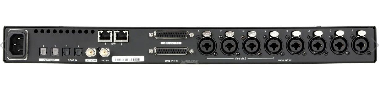 Interface de áudio Avid Pro Tools Carbon Pre