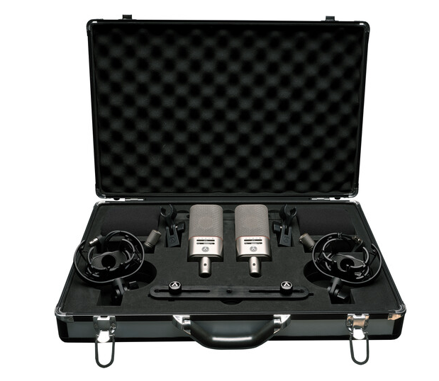 Par de Microfones Profissionais Condensadores Austrian Audio OC818 Dual Set Plus multipadrão (2unid) - prata