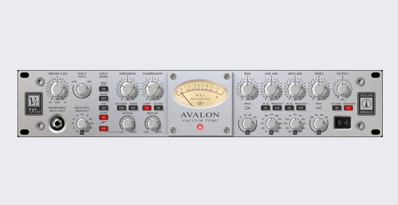 UAD Avalon VT-737 Tube Channel Strip