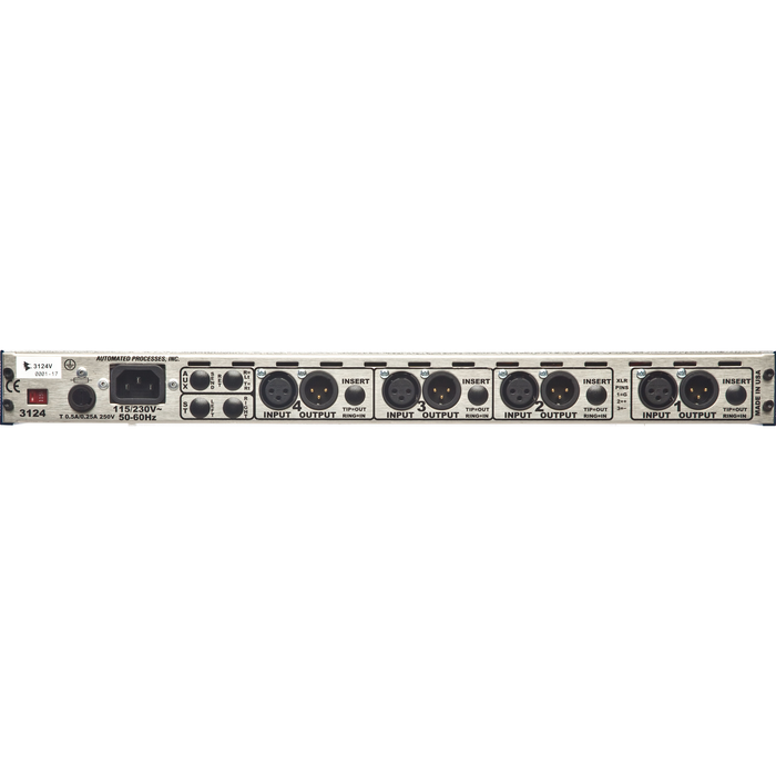 Pré-amplificador de microfone API 3124V 4 canais