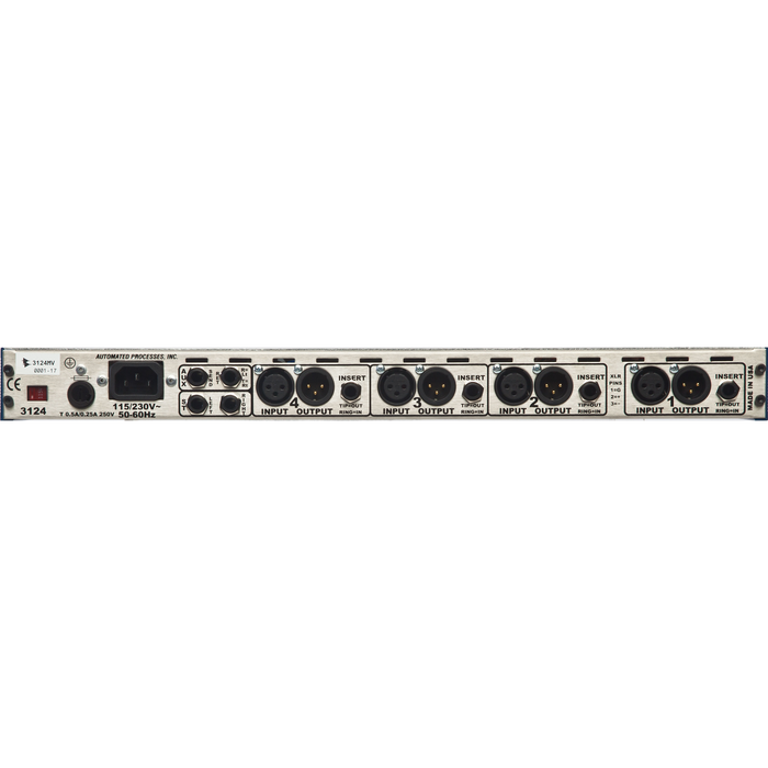 Pré-amplificador de microfone API 3124MV 4 canais