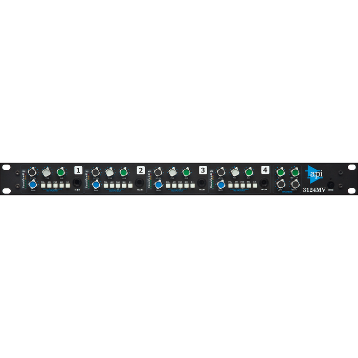 Pré-amplificador de microfone API 3124MV 4 canais