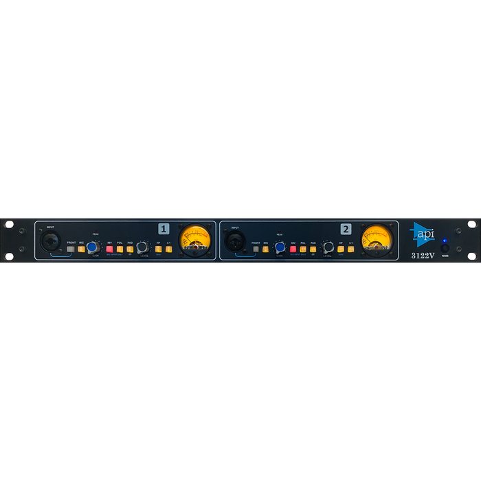 Pré-amplificador de microfone API 3122V 2 canais