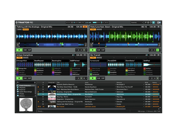Controlador de Remix de Decks Traktor Kontrol F1 Native Instruments.