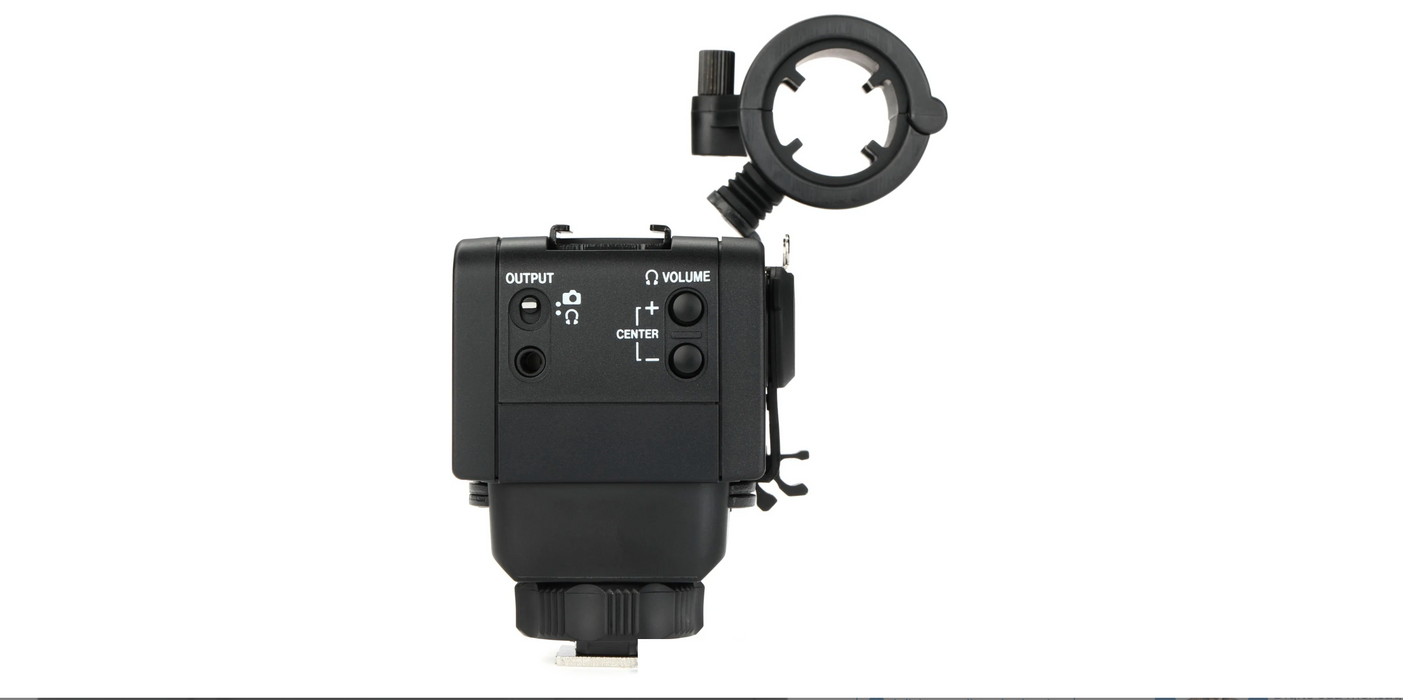 Adaptador de microfone TASCAM CA-XLR2d-AN XLR para câmeras sem espelho