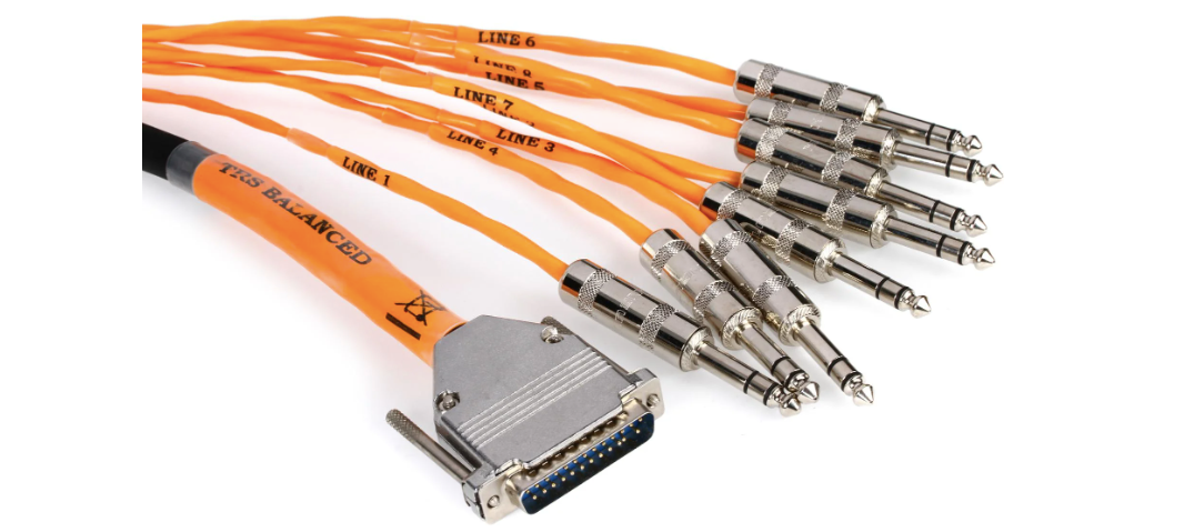Cabo Avid DigiSnake DB-25 para TRS 1/4'' 3,7m