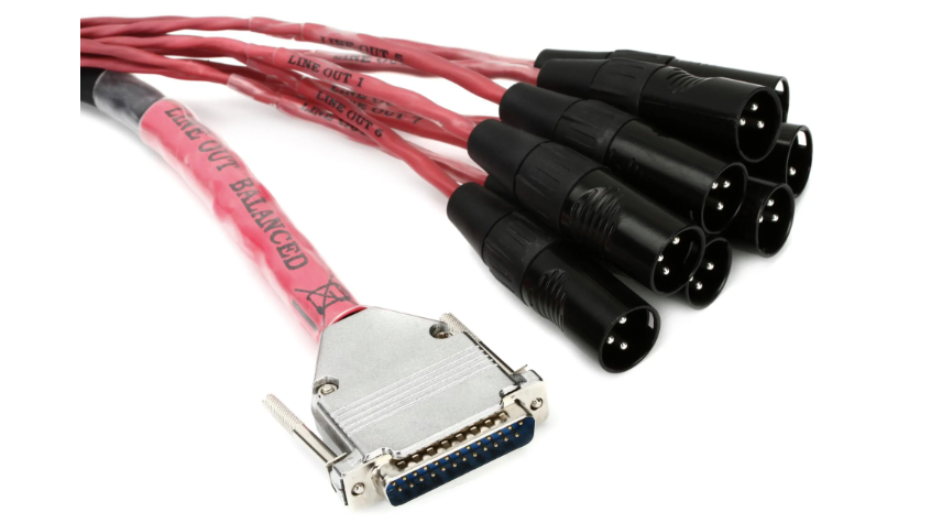 Cabo Avid DigiSnake DB-25 para XLR macho 3,7m