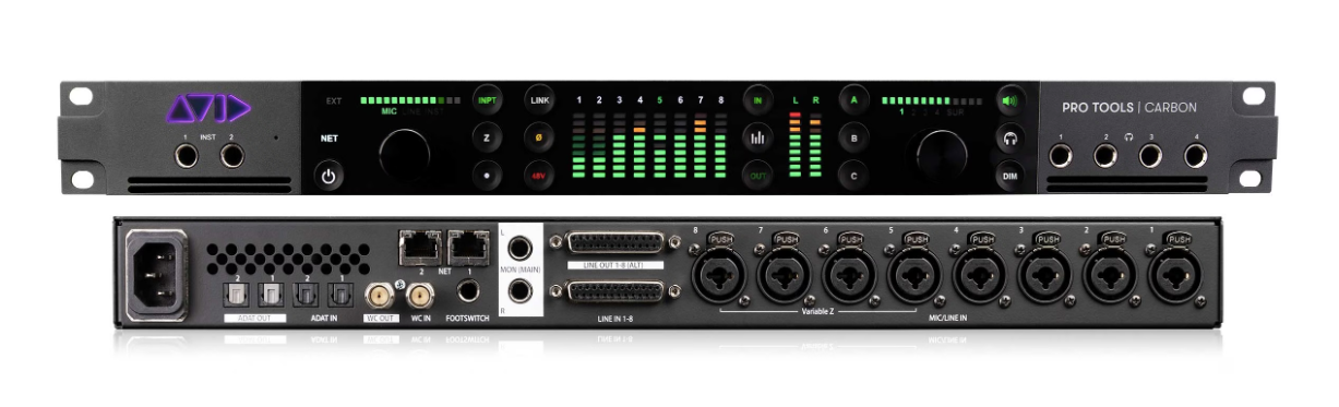 Interface de áudio Avid Pro Tools Carbon