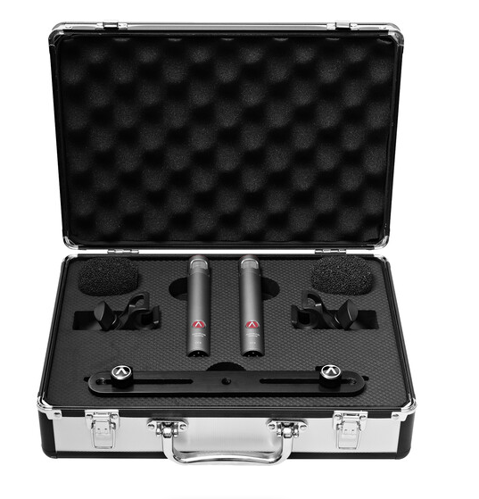 Par de Microfones Profissionais Condensadores Austrian Audio CC8 Stereo Set padrão cardióide (2unid)