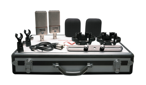Par de Microfones Profissionais Condensadores Austrian Audio OC818 Dual Set Plus multipadrão (2unid) - prata