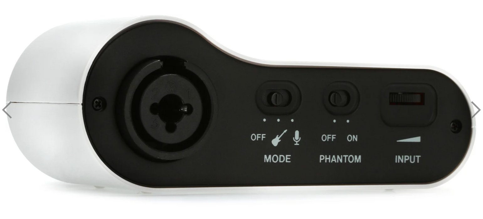 Interface de áudio TASCAM iXZ portátil para iOS