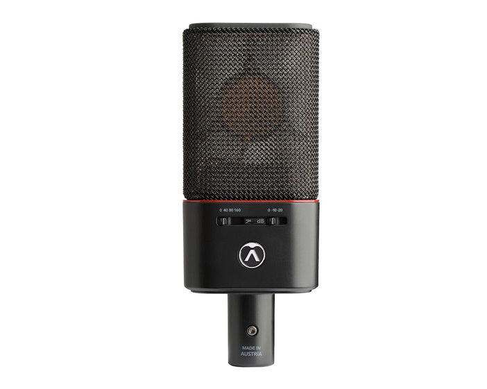 Microfone Profissional Condensador Austrian Audio OC18 Studio Set padrão cardióide (Preto)