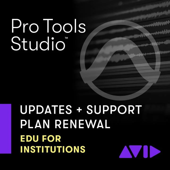 Pro Tools Studio - Renovação Licença Perpétua - Plano de Atualizações, Plugins e Suporte - Para Instituições Educacionais
