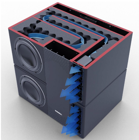 Subwoofer ativo de Estúdio PMC8-2 SUB PMC