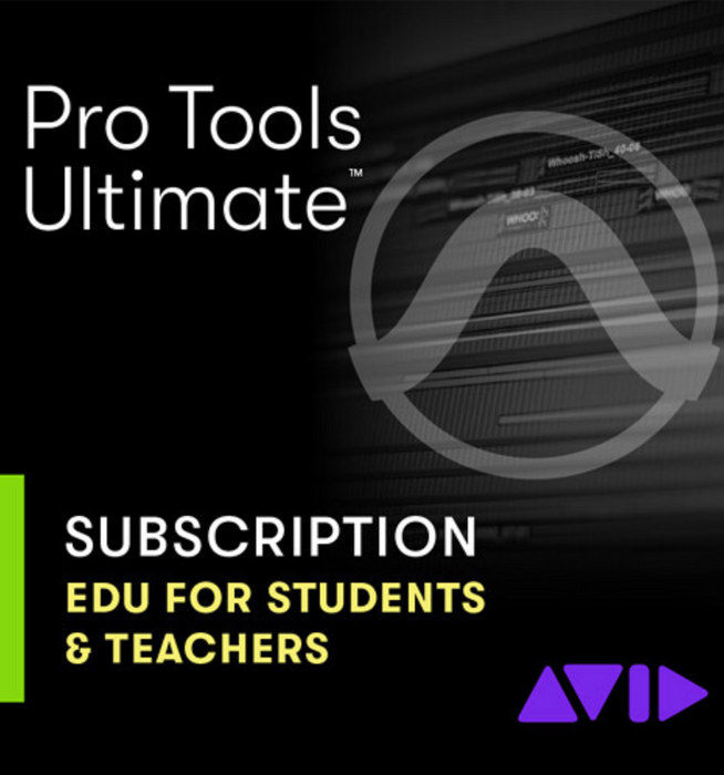 Pro Tools Ultimate -  Licença Educacional de 1 ano - Para Alunos e Professores - Nova Assinatura