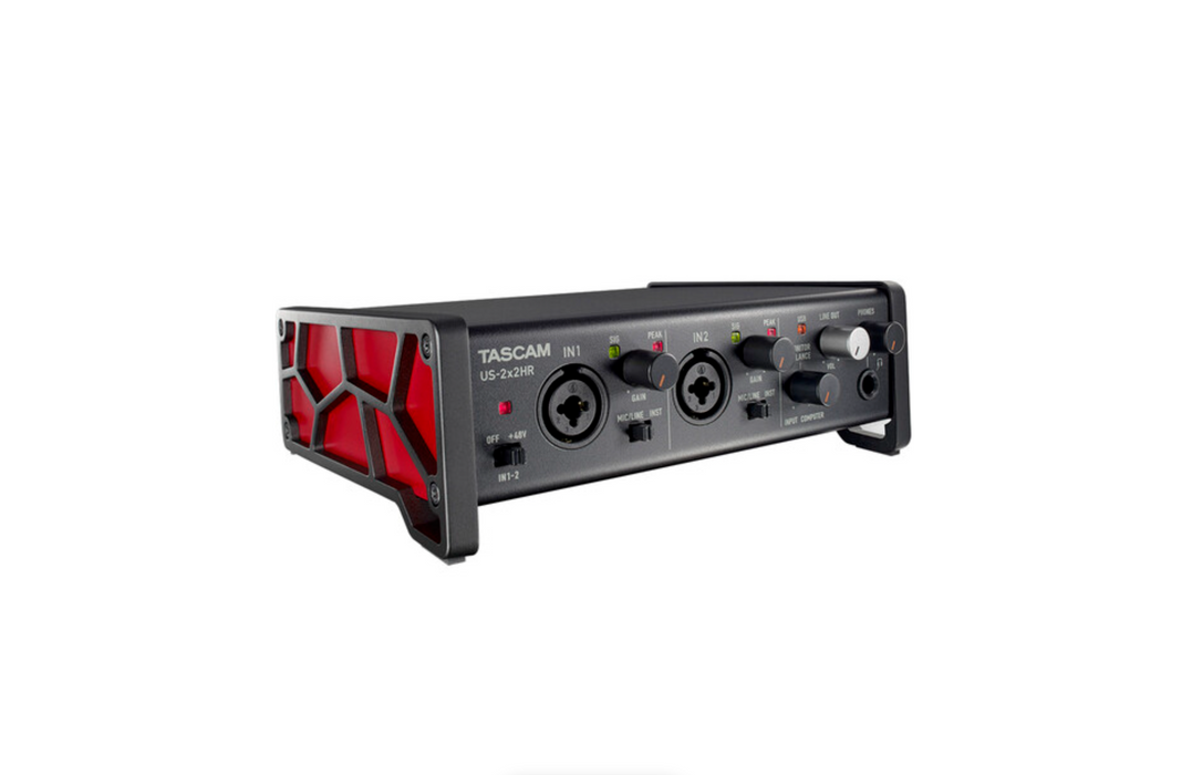 Interface de áudio/MIDI TASCAM US 2x2HR USB-C