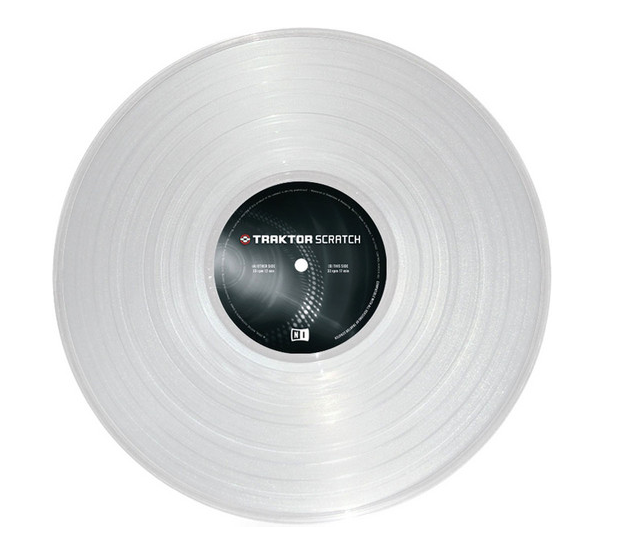 Vinil de controle transparente Native Instruments Traktor Scratch MK2