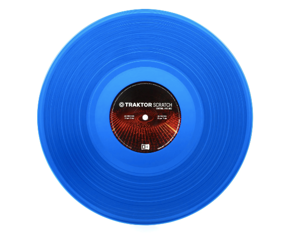 Vinil de Controle azul Native Instruments Tractor Scratch MK2