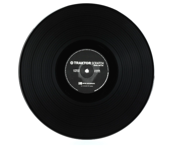 Vinil de Controle preto Native Instruments Tractor Scratch MK2