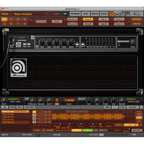 IK Multimedia AmpliTube SVX 1 y 2
