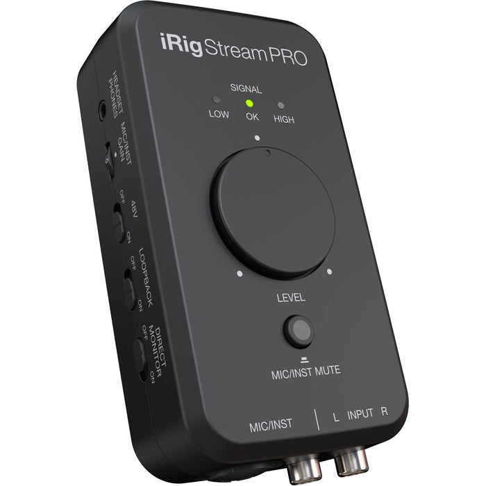 Interface de áudio IK Multimedia iRig Stream Pro USB 4x2