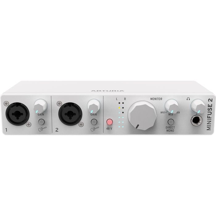 Interface de áudio Arturia MiniFuse 2 USB-C 2x2 (branco)