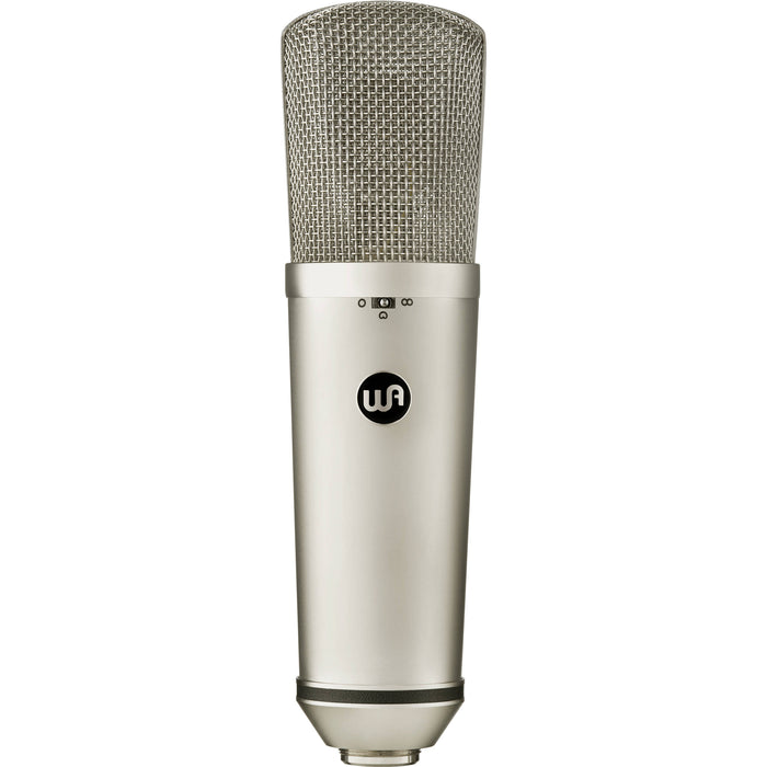 Microfone Warm Audio WA-87 R2 condensador multipadrão níquel