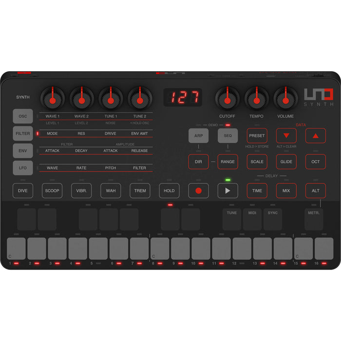 Sintetizador IK Multimedia UNO Synth analógico monofônico