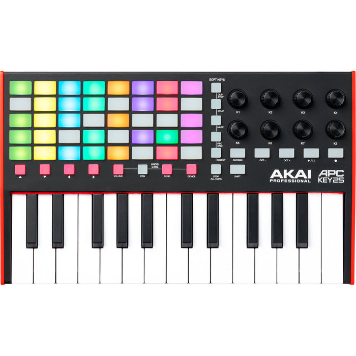 Controlador MIDI Akai Pro APC Key 25 mk2 USB 25 teclas