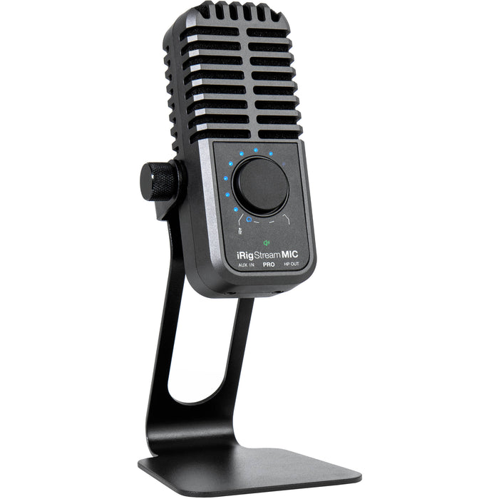 Microfone IK Multimedia iRig Stream Mic Pro mini-DIN condensador multipadrão